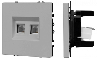 Розетка двойная Ethernet RJ-45 без рамки Arlight SCT-NOBE 059451 500_191_3089744